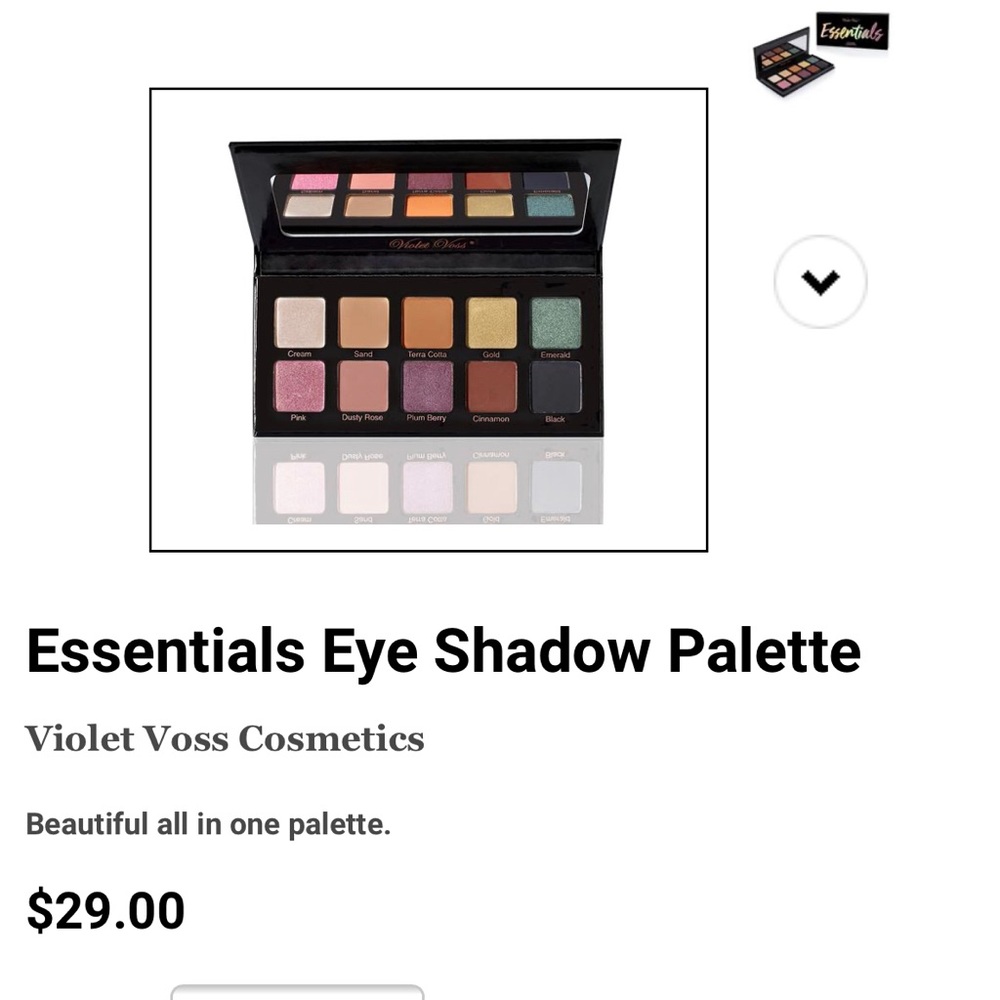 Eyeshadow pallet